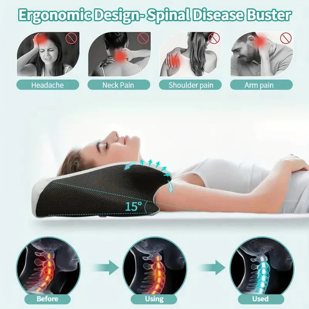 כרית פרפר אורטופדית מספוג זיכרון מבית SleepMedica